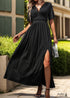 2024 New Lapel Boho Shirt Dress